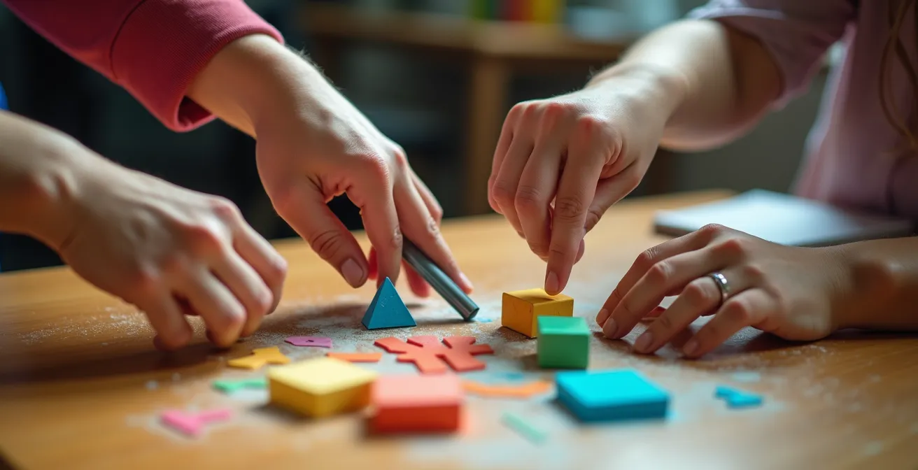 Rencontre collaborative entre parent et enseignant dans une classe québécoise